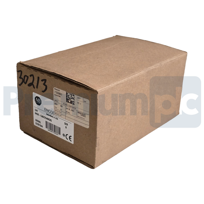 Allen-Bradley 845D-SJDZ25ADCK5 /B Size 25 Absolute Encoder 360PPR 24VDC 3/8" NEW