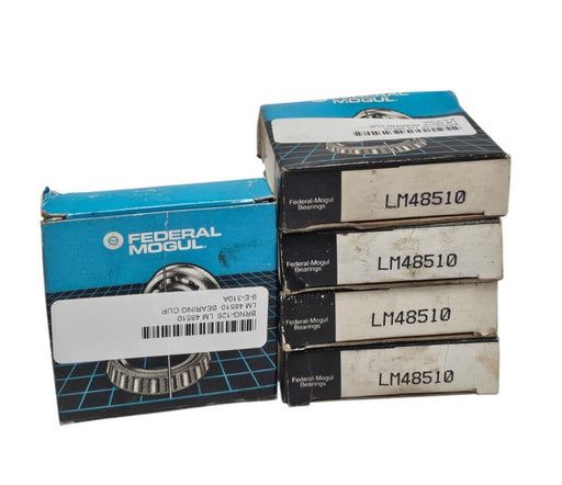 LOT OF 5 NIB FEDERAL MOGUL LM48510 ROLLER BEARING CUPS
