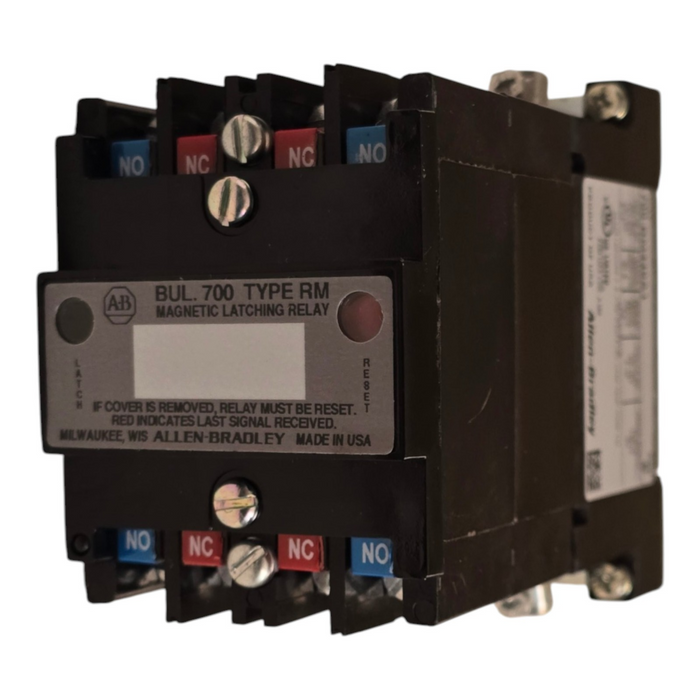 Allen Bradley 700-RM440A1 /B Bulletin 700 Type RM Latch AC Relay 115/120VAC NSMP