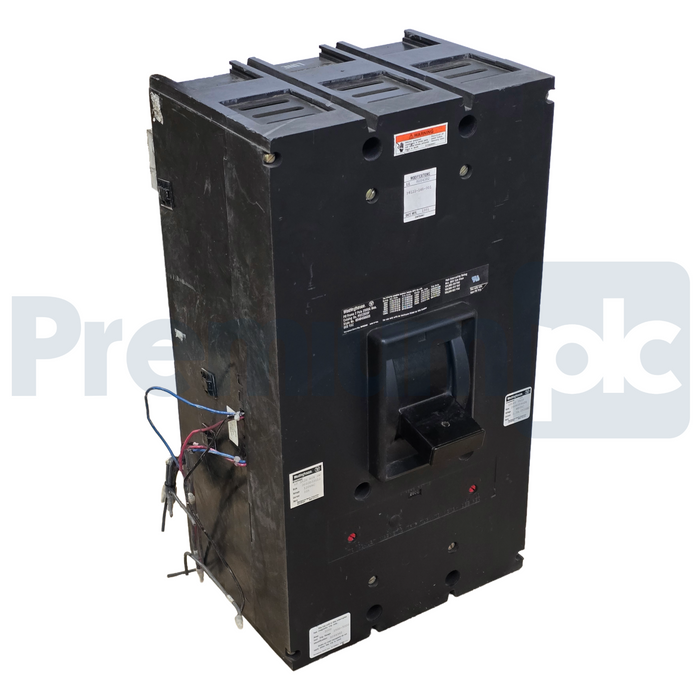 Westinghouse PB22500F 2500A 2-Pole 600V Circuit Breaker 654D456G05 w/ 2000A Trip