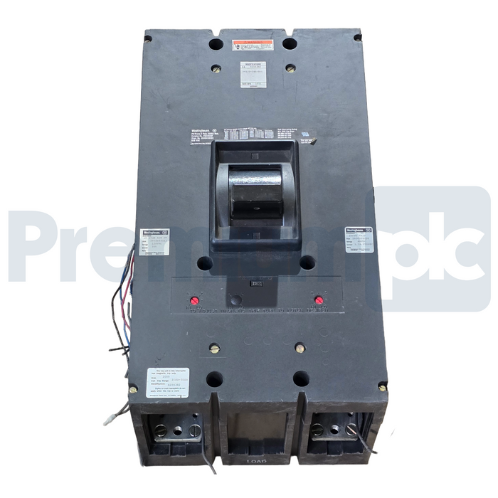 Westinghouse PB22500F 2500A 2-Pole 600V Circuit Breaker 654D456G05 w/ 2000A Trip