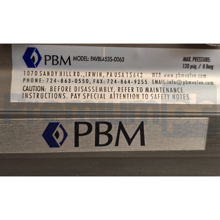 PBM PAVBL453S-0063 Actuator 3/4" Bronze Valve w/ StoneL Onyx ON922 DNet Monitor