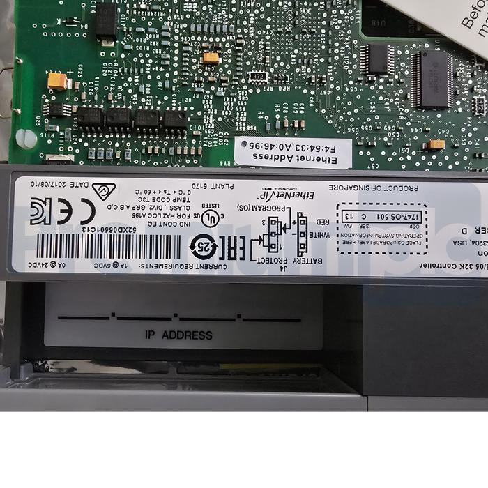 Allen Bradley 1747-L552 /D SLC 500 5/05 32K Controller ENet/RS-232 NSMP (read)