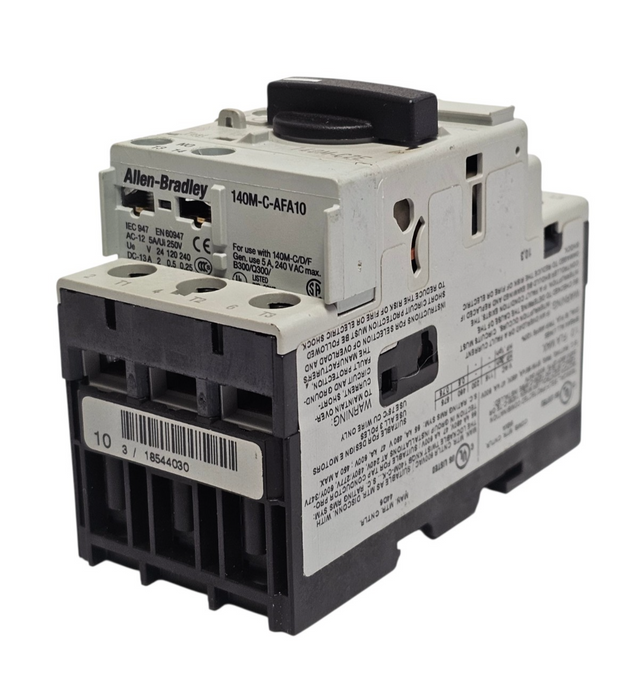 ALLEN BRADLEY 140M-C2E-B10 SER. C MOTOR PROTECTION CIRCUIT BREAKER 140MC2EB10