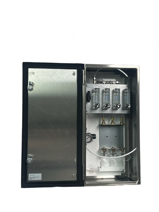Envea DAAMS 3-Tube Gas Sampling System | SMC Regulator & Dwyer Gauge | NSNP
