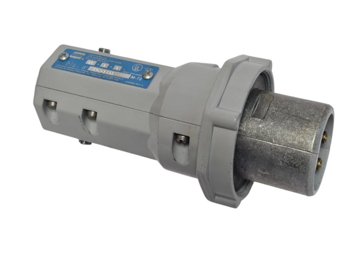 NEW CROUSE HINDS APJ3485 RECEPTACLE THREE-WIRE FOUR-POLE 30 AMP