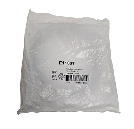 NEW IFM E11807 CORDSET 5M CABLE 8 POLE M12 CONNECTOR