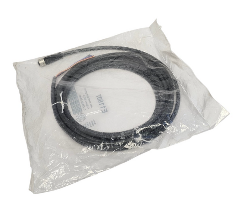 NEW IFM E11807 CORDSET 5M CABLE 8 POLE M12 CONNECTOR