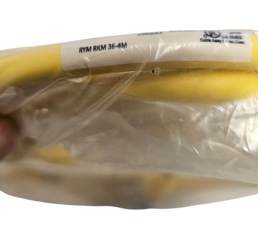 NEW TURCK RYM RKM 36-4M DOUBLE ENDED CORDSET ID NUMBER: U5402 (4 METER LENGTH)