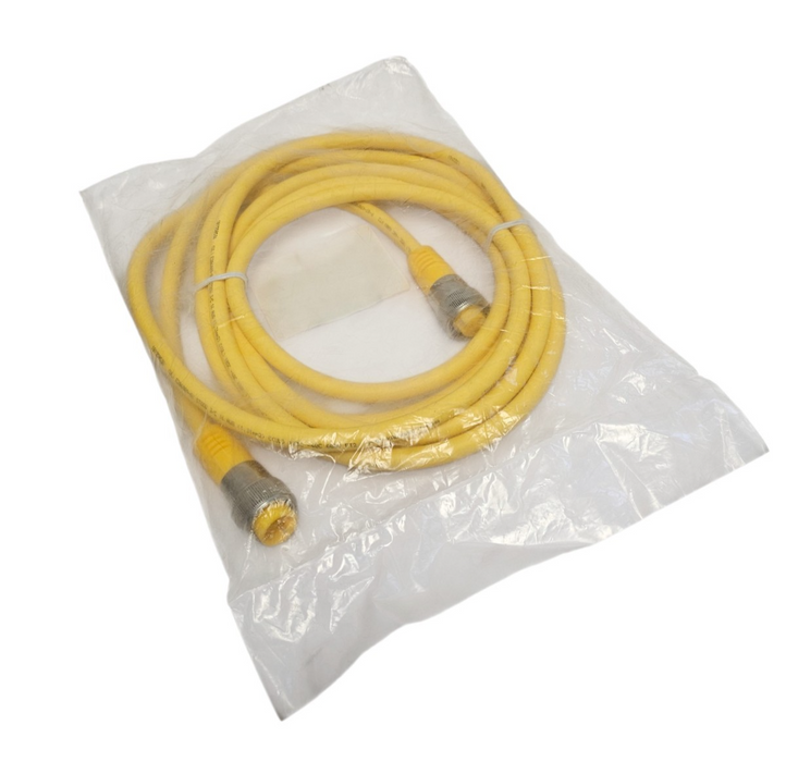 NEW TURCK RYM RKM 36-4M DOUBLE ENDED CORDSET ID NUMBER: U5402 (4 METER LENGTH)