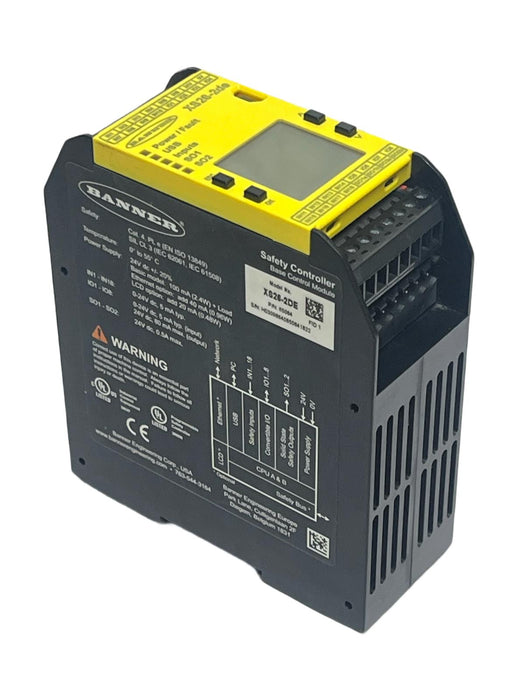 Banner XS26-2DE Safety Controller Base Module Dual Ethernet Expandable