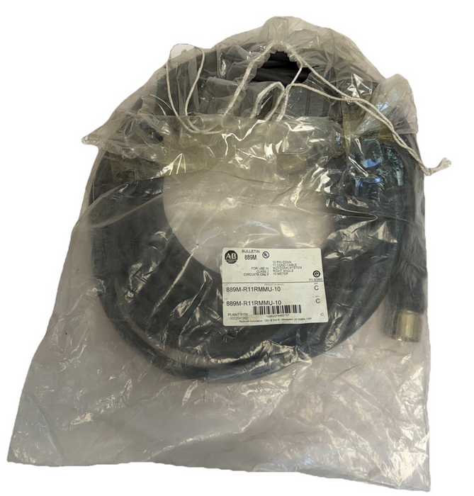 NEW ALLEN BRADLEY 889M-R11RMMU-10 PATCHCORD 12PIN 10M CABLE SER. C