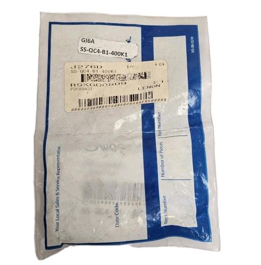NEW SWAGELOK SS-QC4-B1-400K1 SS INSTRUMENTATION QUICK-CONNECT BODY