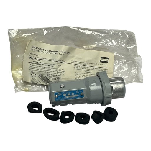 Crouse-Hinds Arktite APJ3485 30A 600V Heavy Duty Plug - New Surplus