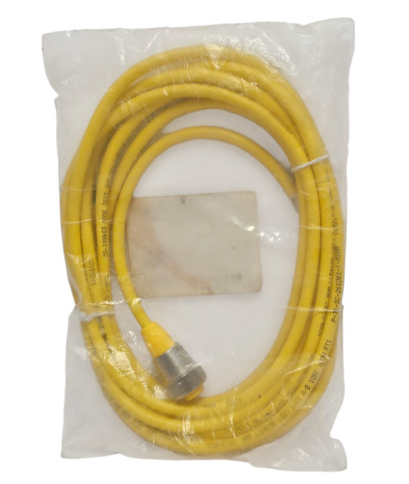 NEW TURCK RKM 50-4M CORDSET SINGLE ENDED ID NUMBER: U2057 LENGTH: 4M