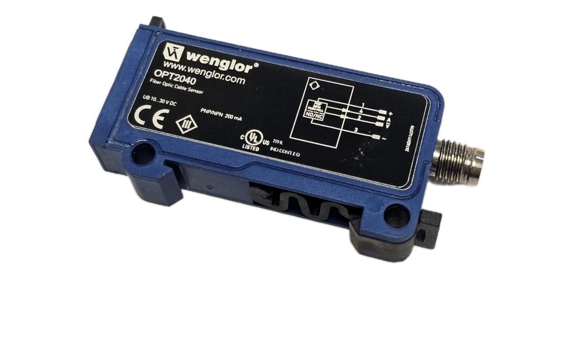 NEW WENGLOR OPT2040 FIBER OPTIC CABLE SENSOR 10...30V DC
