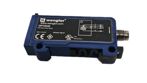 NEW WENGLOR OPT2040 FIBER OPTIC CABLE SENSOR 10...30V DC