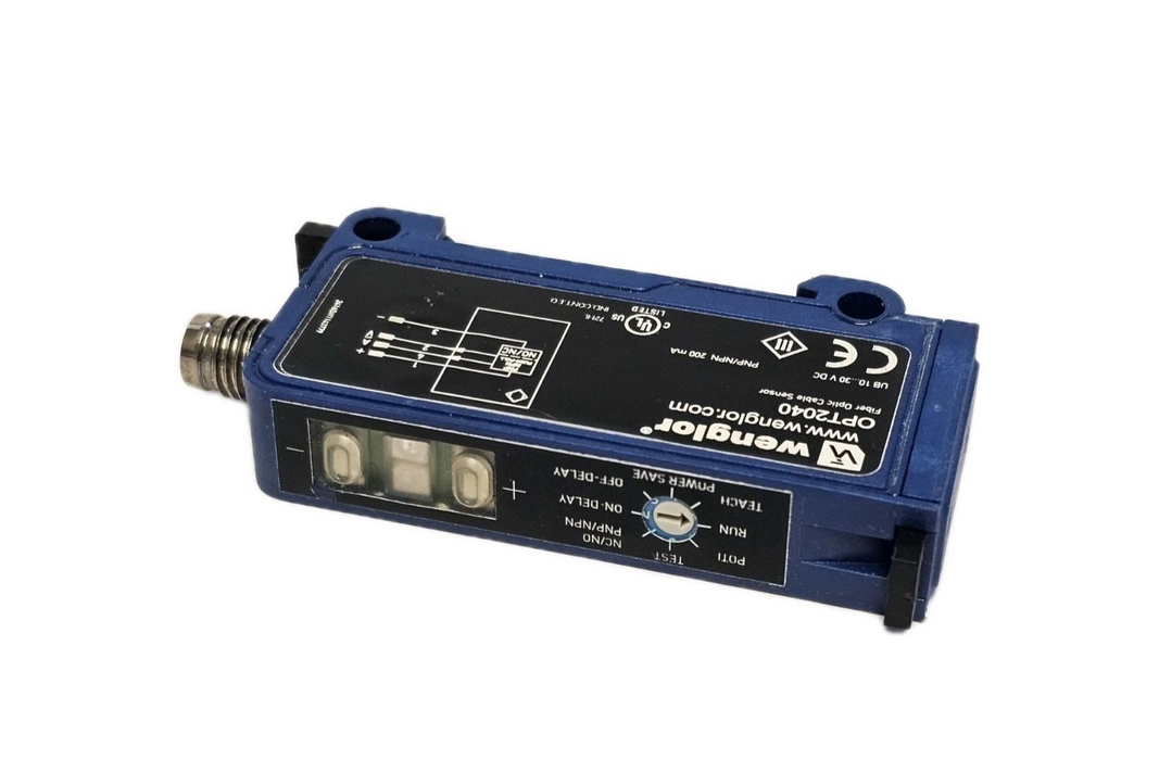 NEW WENGLOR OPT2040 FIBER OPTIC CABLE SENSOR 10...30V DC