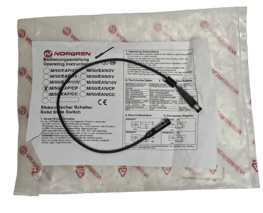 NEW NORGREN M/50/EAP/CP REED SWITCH 1/4 INCH NPT 0.3M CABLE