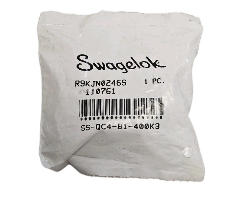 NEW SWAGELOK SS-QC4-B1-400K3 SS INSTRUMENTATION QUICK-CONNECT BODY GREEN KEY