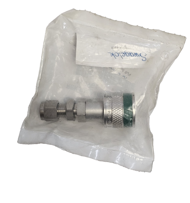 NEW SWAGELOK SS-QC4-B1-400K3 SS INSTRUMENTATION QUICK-CONNECT BODY GREEN KEY
