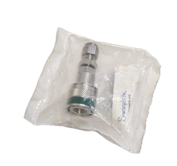 NEW SWAGELOK SS-QC4-B1-400K3 SS INSTRUMENTATION QUICK-CONNECT BODY GREEN KEY