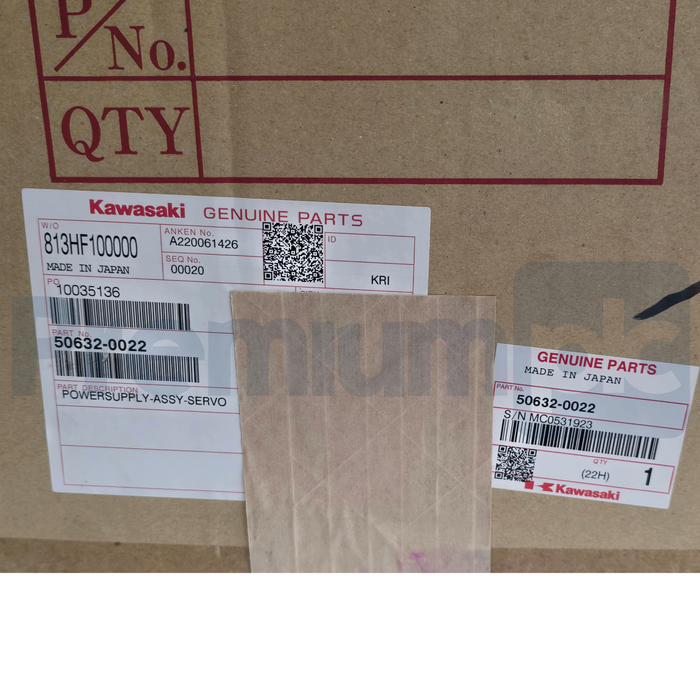 Kawasaki 50632-0022 Power Supply Assy., Servo MC Unit 50632-0022R04 OEM NSMP