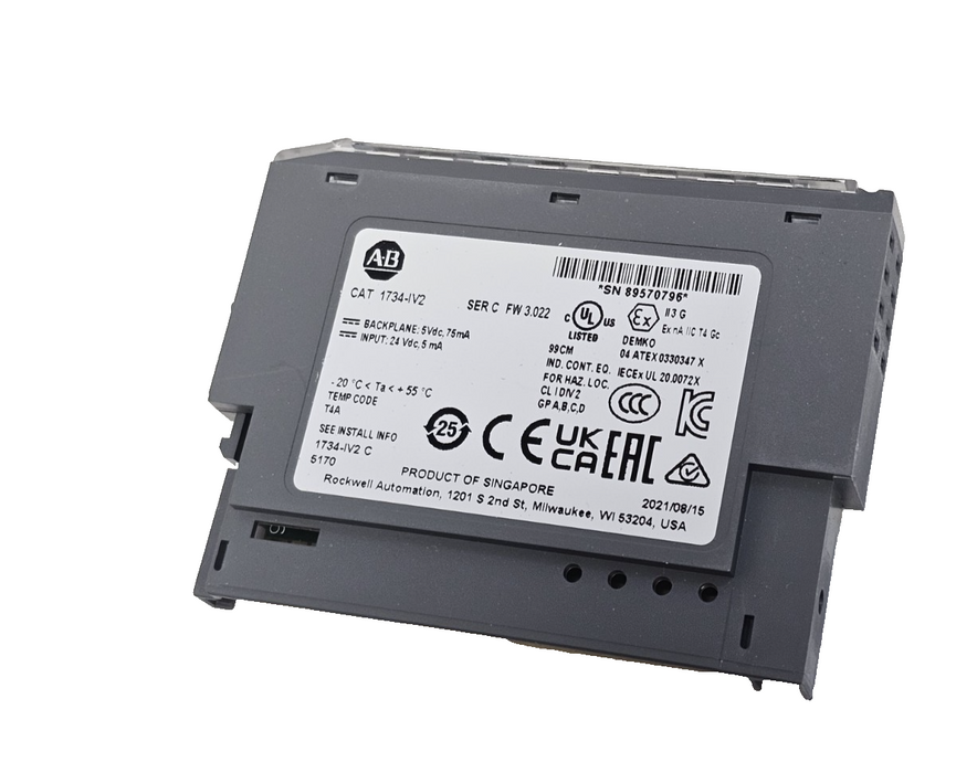 NIB ALLEN BRADLEY 1734-IV2 POINT I/O 2 POINT DIGITAL INPUT MODULE 1734IV2 SER. C