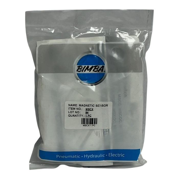 Bimba MSCX Solid State Magnetic Sensor PNP 30VDC 3.6m Lead - New Sealed Bag