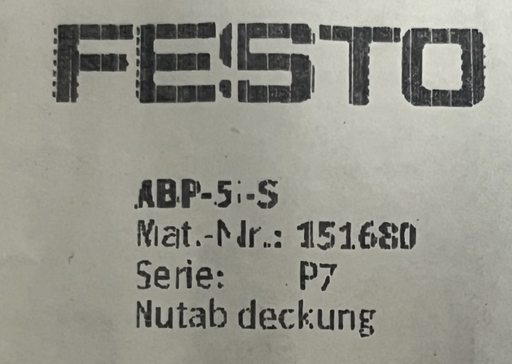 Lot of 10 Festo 151680 ABP-5-S T-Slot Covers 1m Length - New Sealed