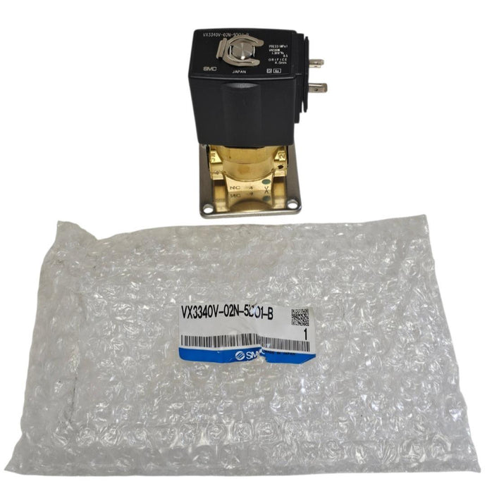 NEW SMC VX3340V-02N-5DO1-B SOLENOID VALVE 3-PORT 24VDC COIL RATING