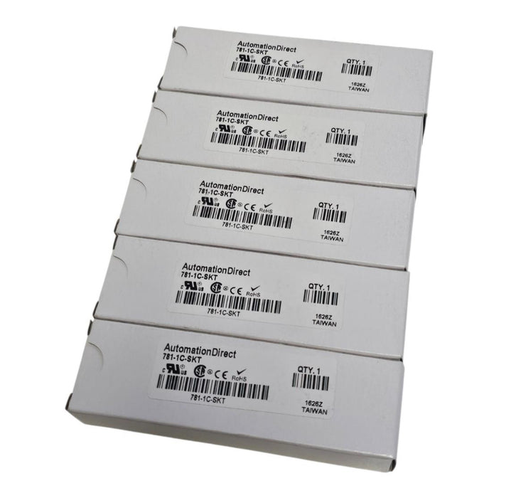 LOT OF 5 NIB AutomationDirect 781-1C-SKT RELAY SOCKETS 7811CSKT