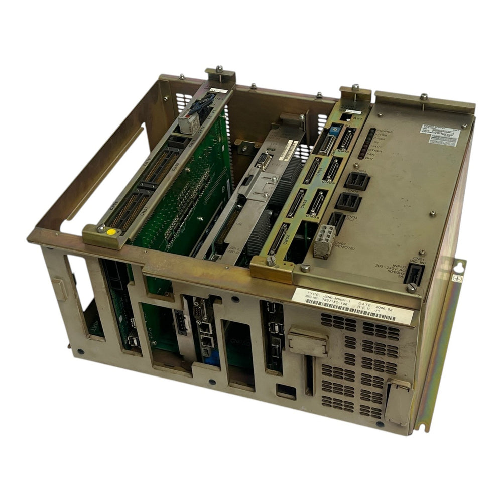 Yaskawa Motoman NX100 CPU Rack JZNC-NRK01-1 w/ JANCD-NCP01-1 & CPS-420F PSU