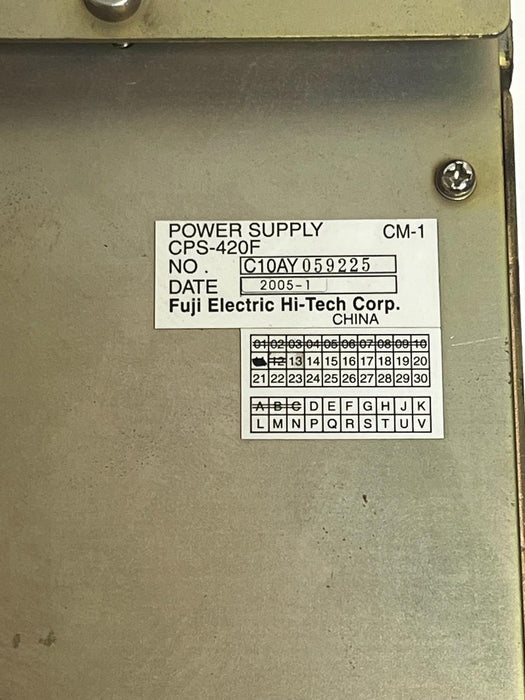 Yaskawa Motoman NX100 CPU Rack JZNC-NRK01-1 w/ JANCD-NCP01-1 & CPS-420F PSU