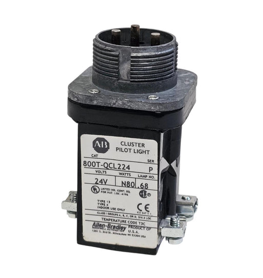 NEW ALLEN BRADLEY 800T-QCL224 CLUSTER PILOT LIGHT SER. P (MISSING CAP) 24V NSNP