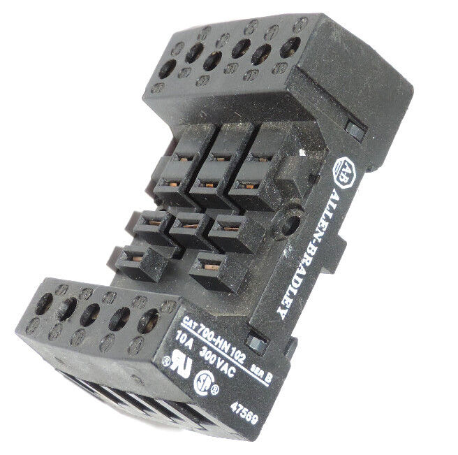 ALLEN BRADLEY 700-HN 102 SER. B RELAY BASE SOCKET