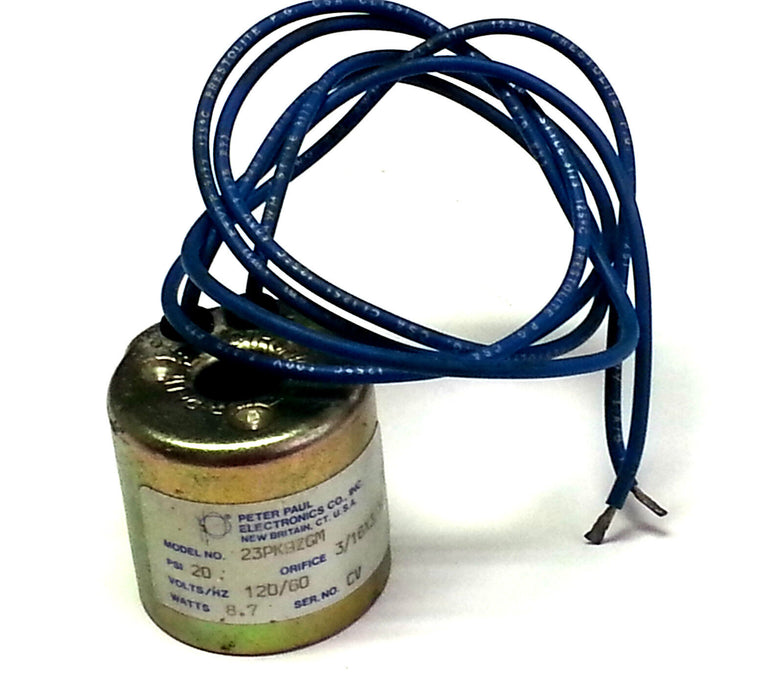 PETER PAUL ELECTRONICS 23PK9ZGM SAFETY VALVE