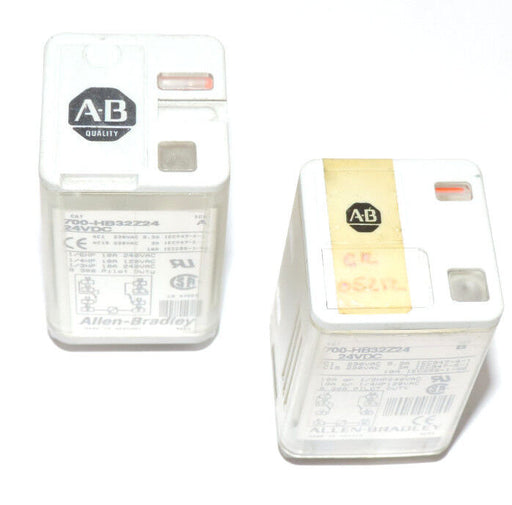 LOT OF 2 ALLEN BRADLEY 700-HB32Z24 RELAYS 700HB32Z24, SER. A & B, 1 EACH